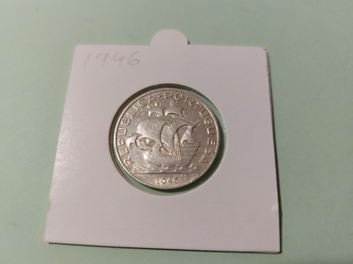Moeda  5 escudos prata 1946