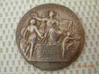 Medal z 1898 roku Francja