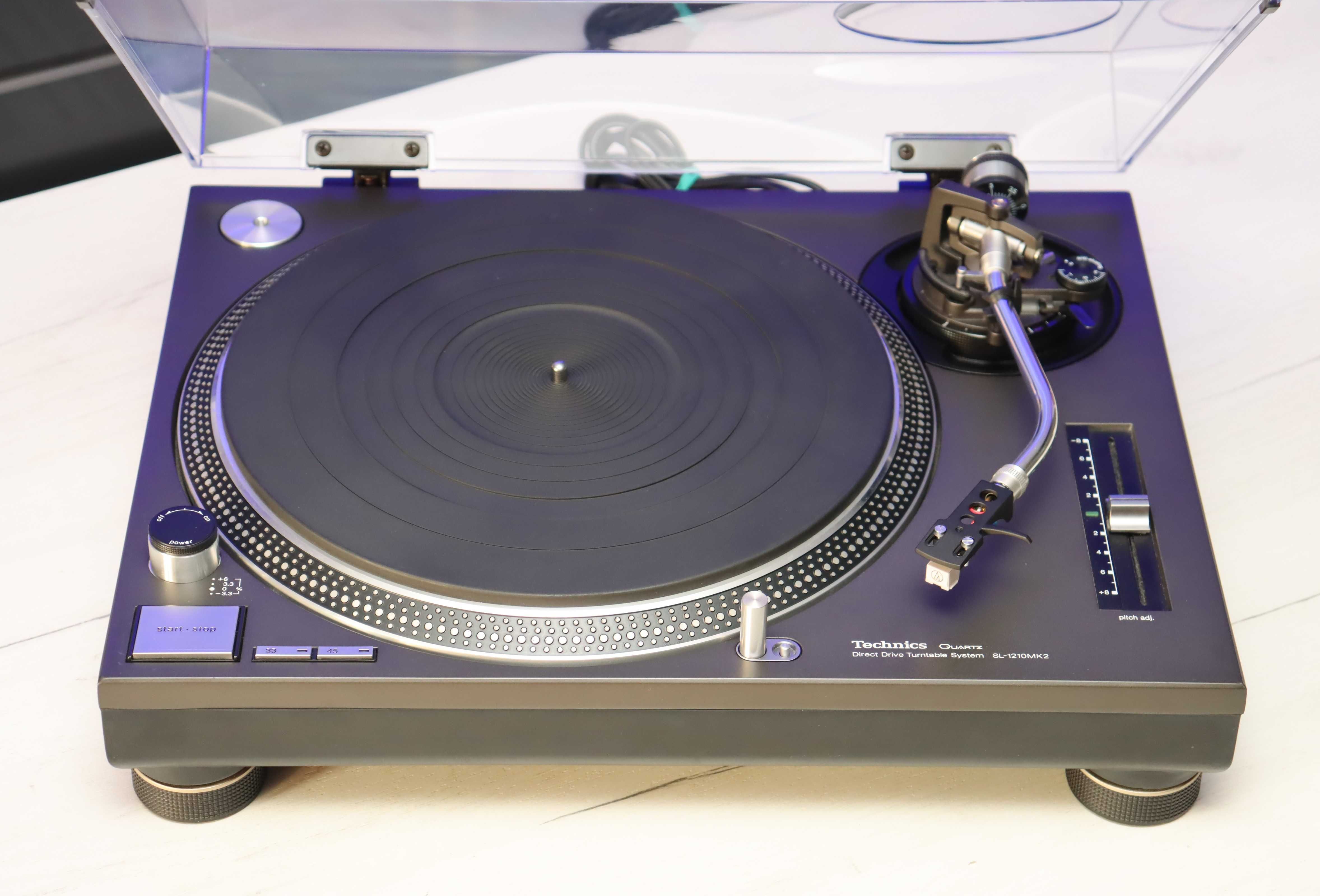 Piękny Technics SL-1210MK2 Audio Technica Gwarancja 1200