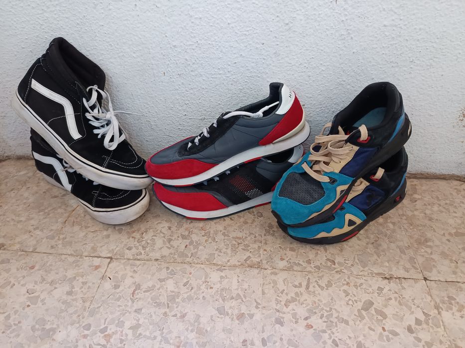 Lote sapatilhas (Vans, Le Coq Sportif, Tommy Hilfiger)