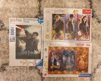 Zestaw puzzli Harry Potter 3 szt.