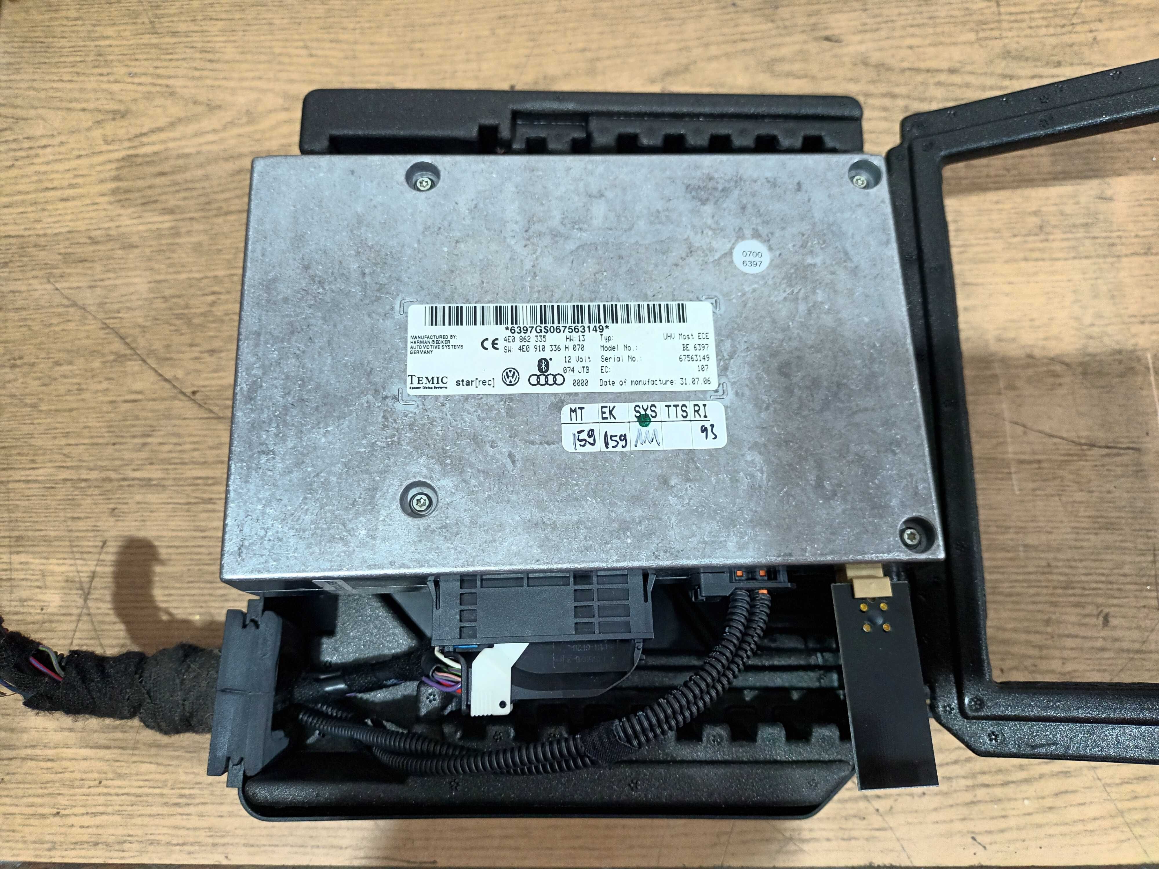 Moduł sterownik bluetooth AUDI A6 C6 A8 D3 Q7 4L
