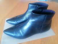 Buty Vagabond botki trzewiki czarne płaskie skórzane skóra rozm. 38