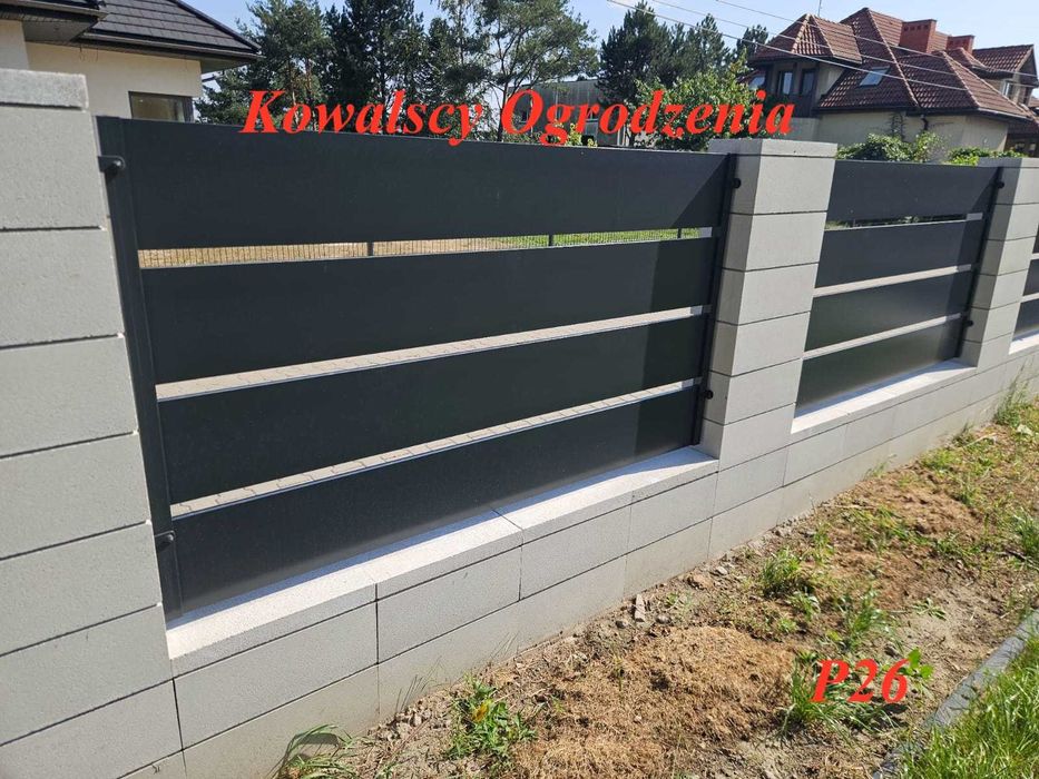 Nowoczesne Ogrodzenia z Metalu Bramy Balustrady Na Wymiar Montaż