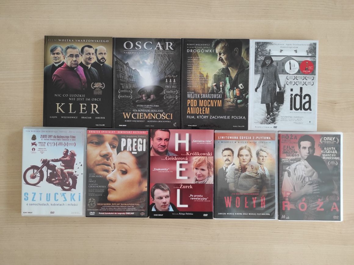 9 x DVD - kino polskie - Wołyń - Kler - Pod mocnym aniołem