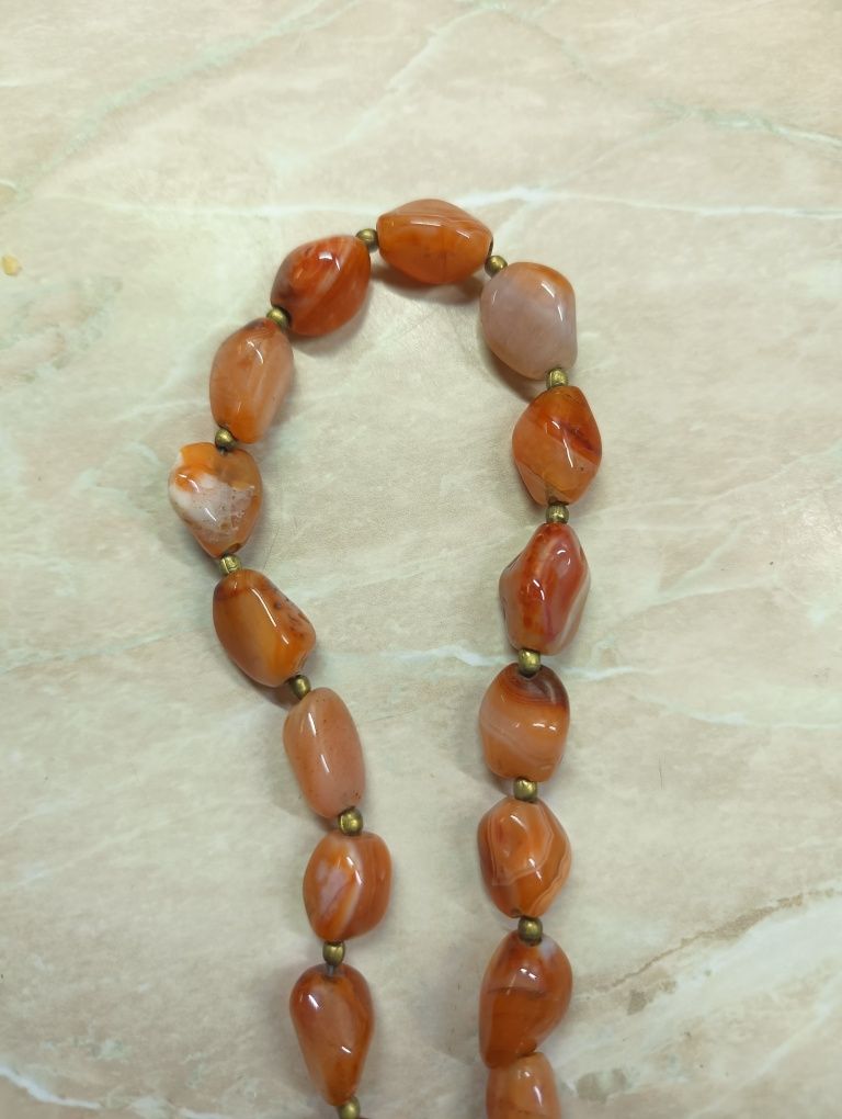 Sprzedam korale z naturalnego agatu