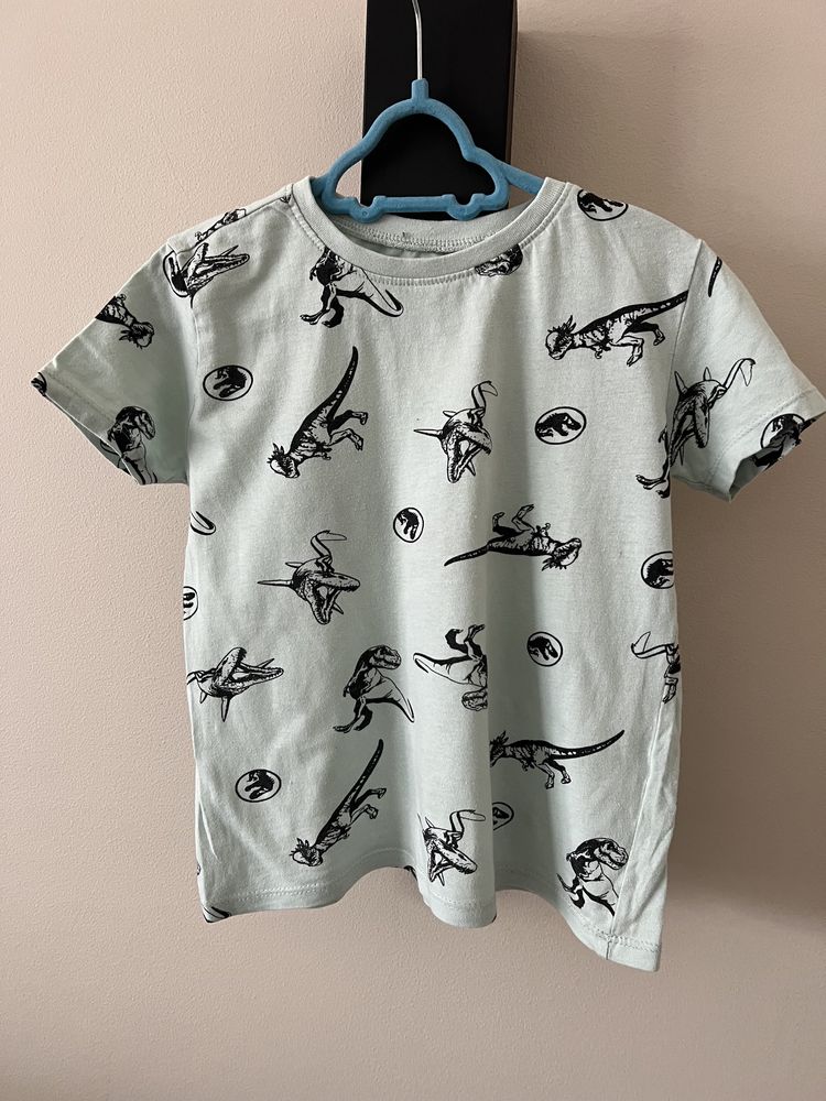 Sinsay Jurasik Word koszulka bluzeczka t-shirt dinozaury r. 122 cm