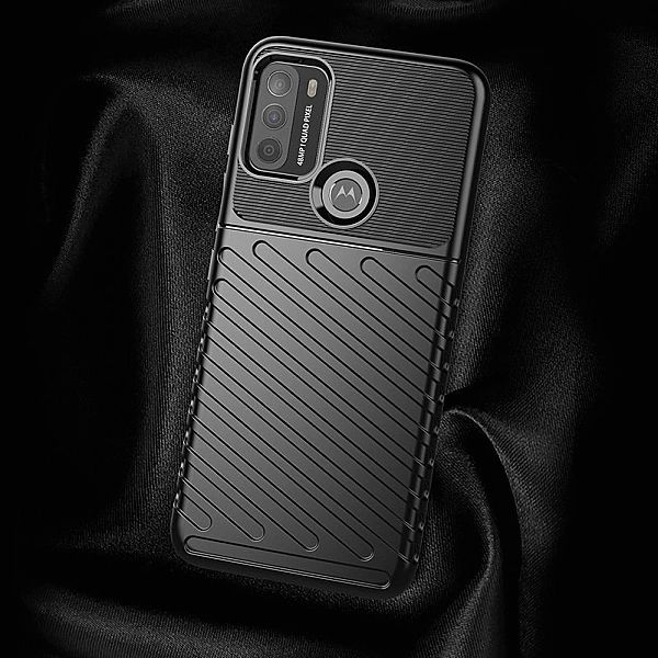 Etui Thunder Case elastyczne do Motorola Moto G50 czarny
