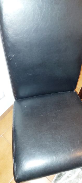 Conjunto de 4 Cadeiras Pretas