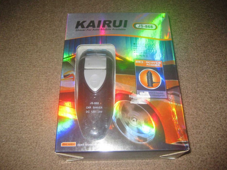 Máquina de Barbear "Kairui" Nova e Embalada!