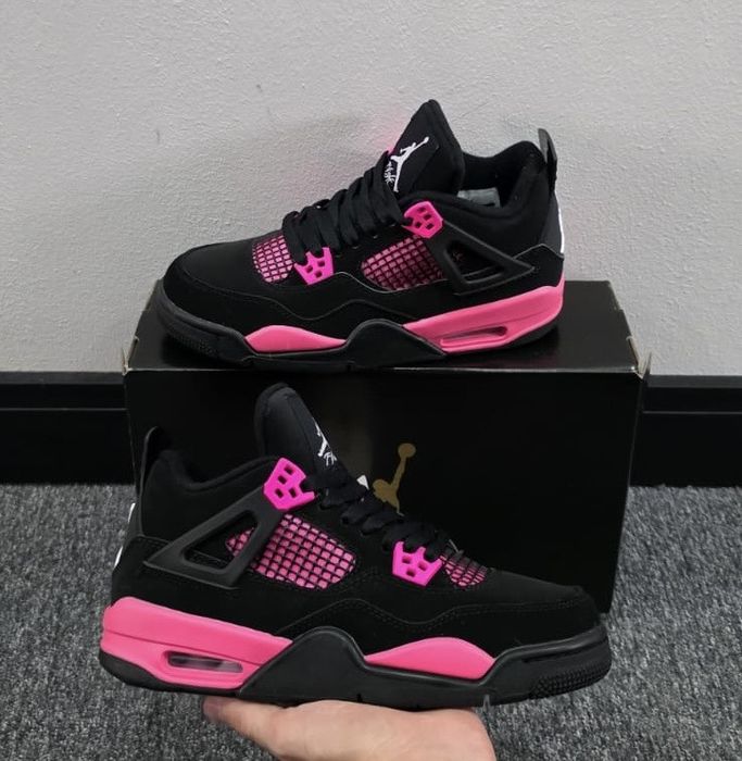(БЕЗ ПРЕДОПЛАТИ) Жіночі Кросівки Air Jordan 4 Retro Neon Pink 36-40