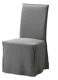 Pokrowce na krzesła HENRIKSDAL - Risan szary 6szt.