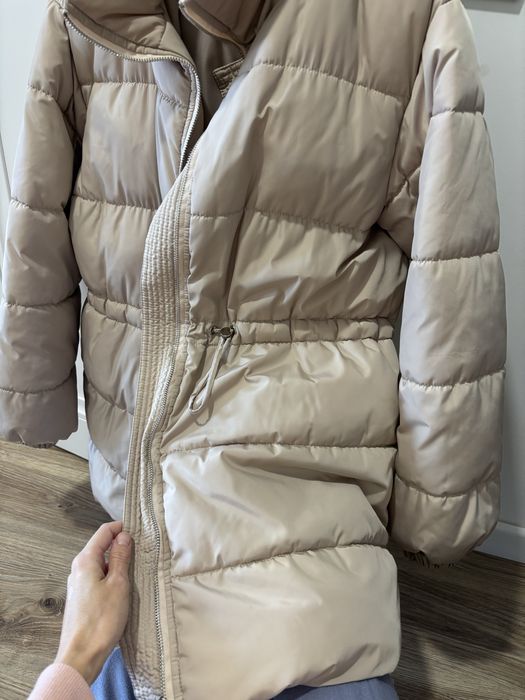 Пуховик stimma ,куртка ,пальто бежевий