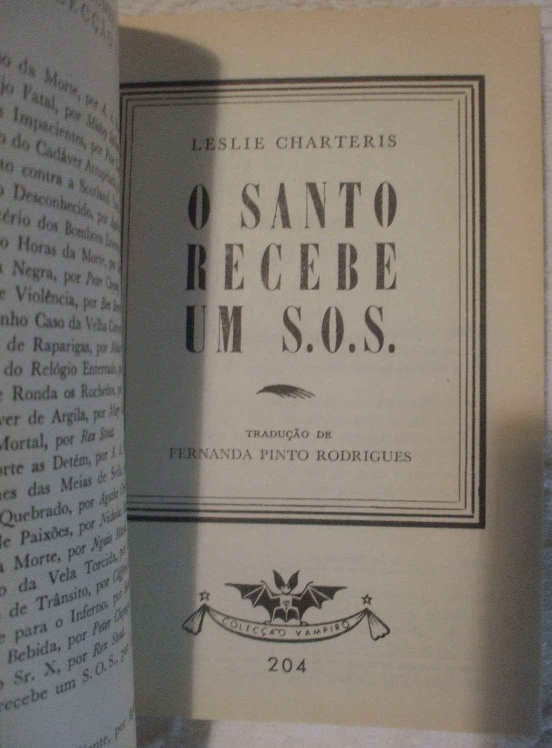 O santo recebe um SOS, Leslie Charteris