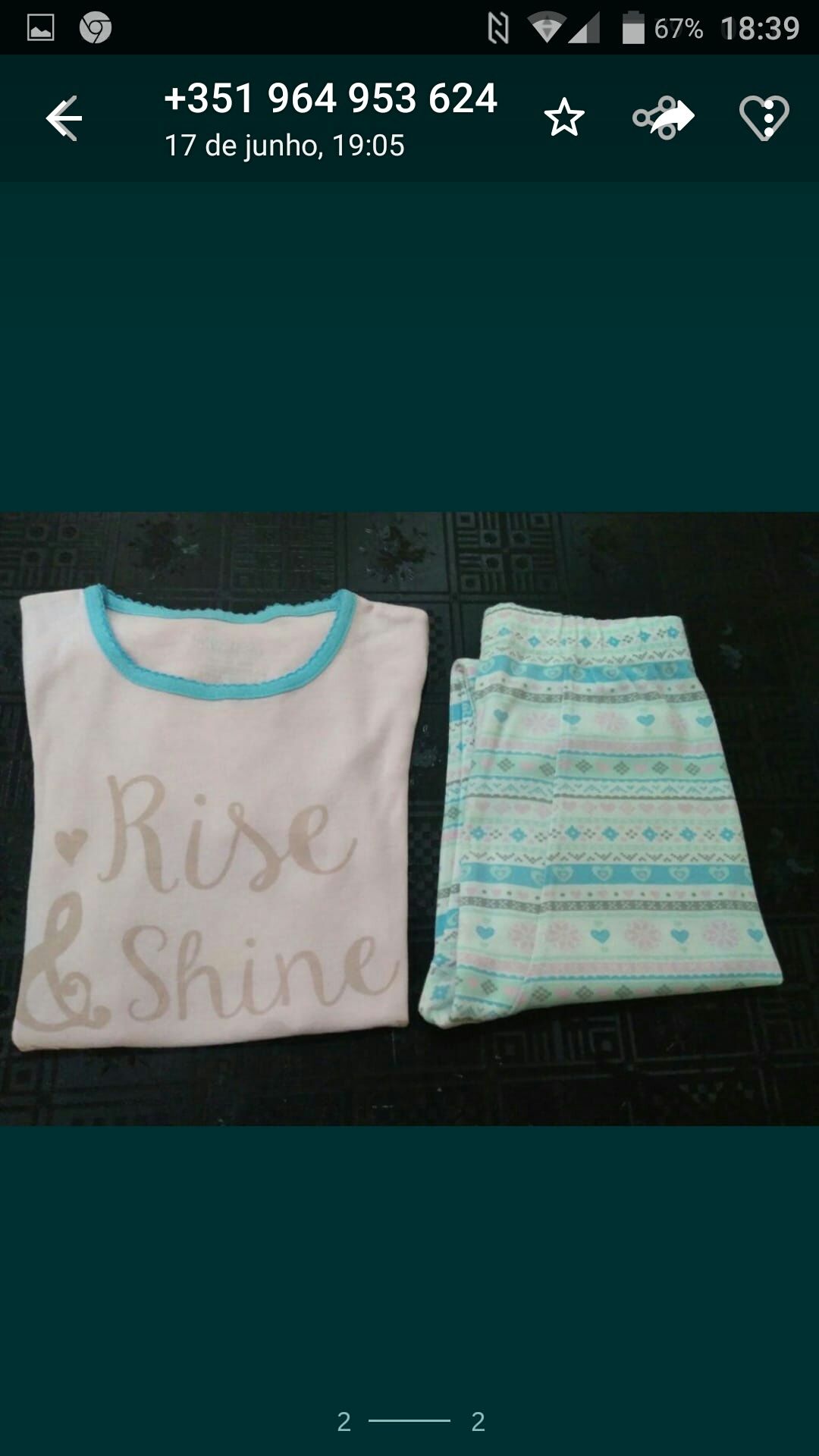 Pijama da (Zippy) para Menina de 8/9 Anos