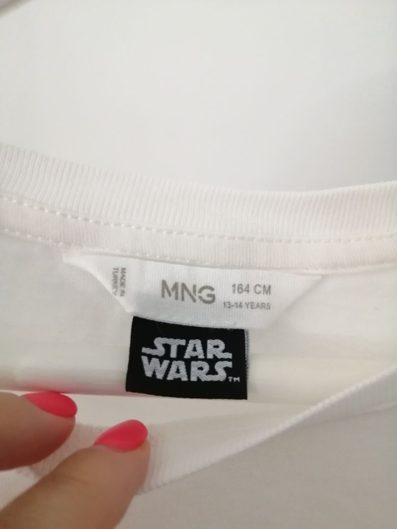 T-shirt MNG algodão Star Wars  13-14 A, impecável.
