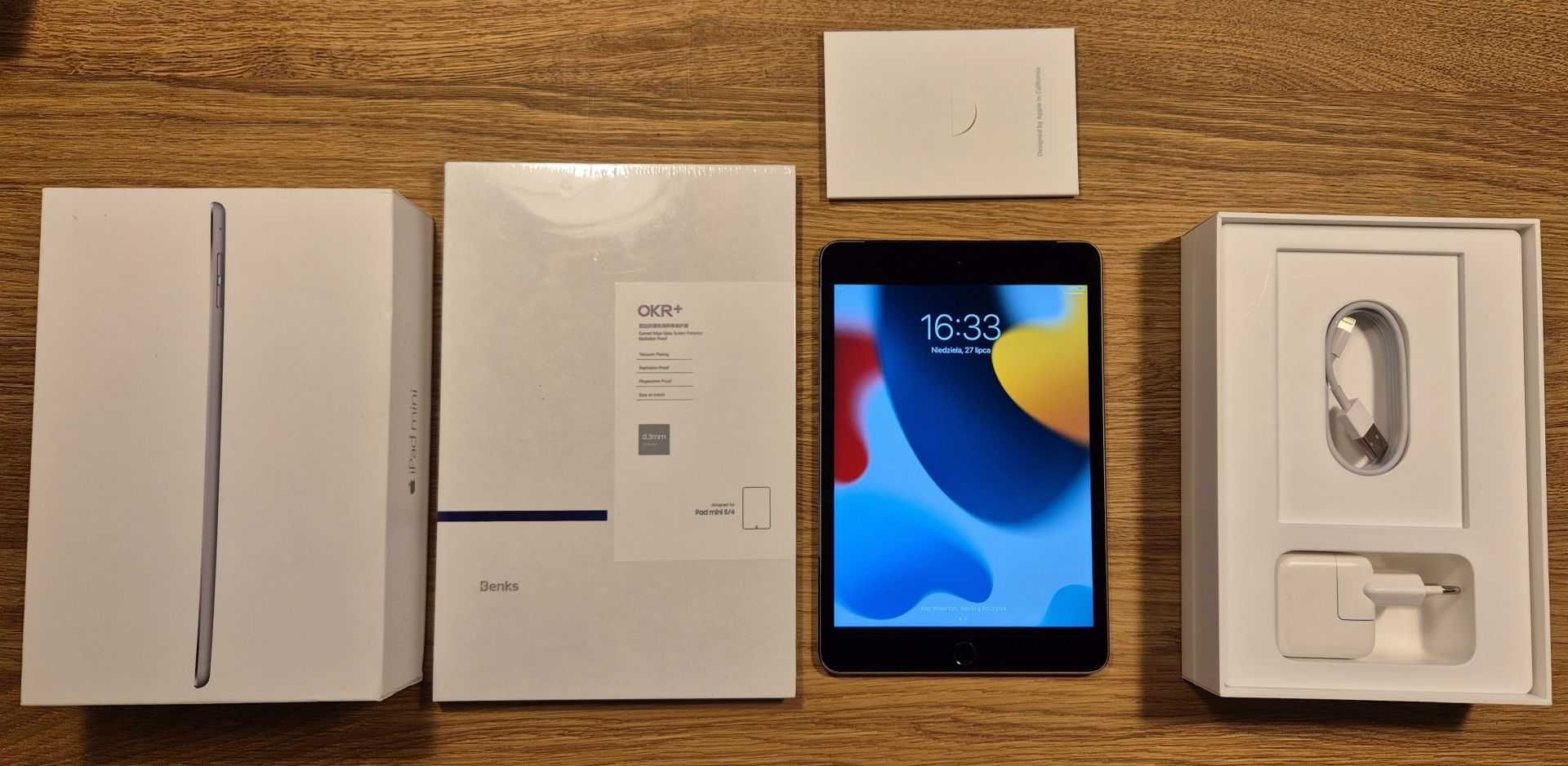 Apple iPad Mini 4 64GB A1550 Wi-Fi + Cellular LTE Komplet Szkło Gratis