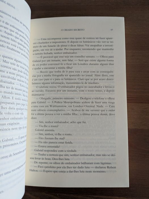 L "O Criado Secreto " Daniel Silva 1a edição (Ed. Regular/ Opt Estado)