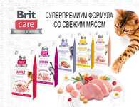 Бріт каре сухий корм для котів Brit care 7 кг