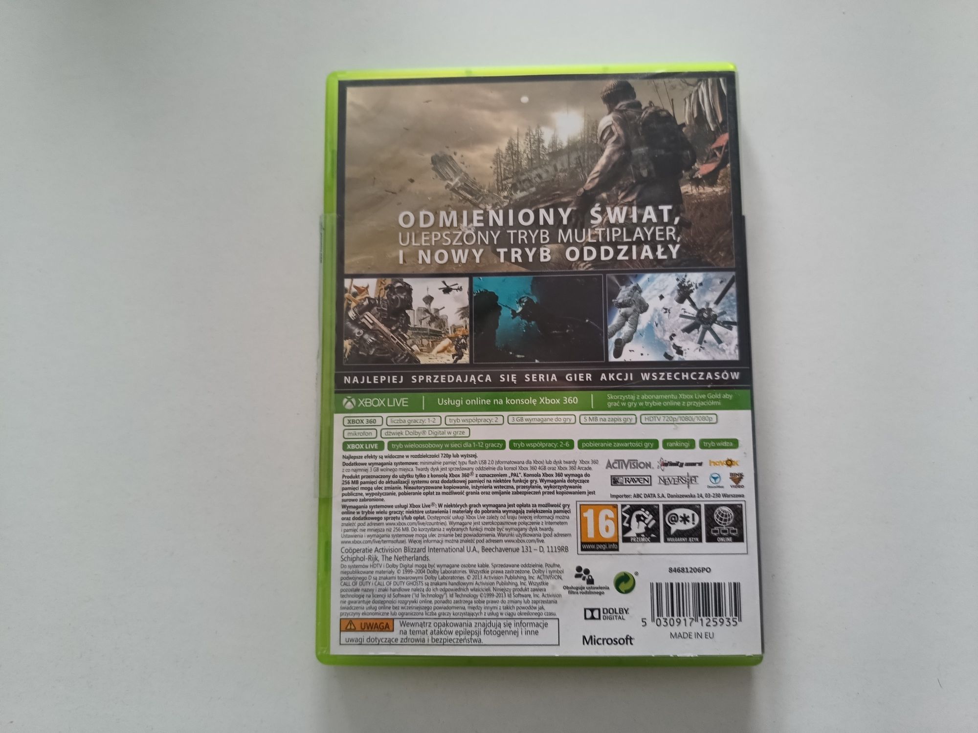 Gra Xbox 360 Call Of Duty Ghosts - Polska wersja