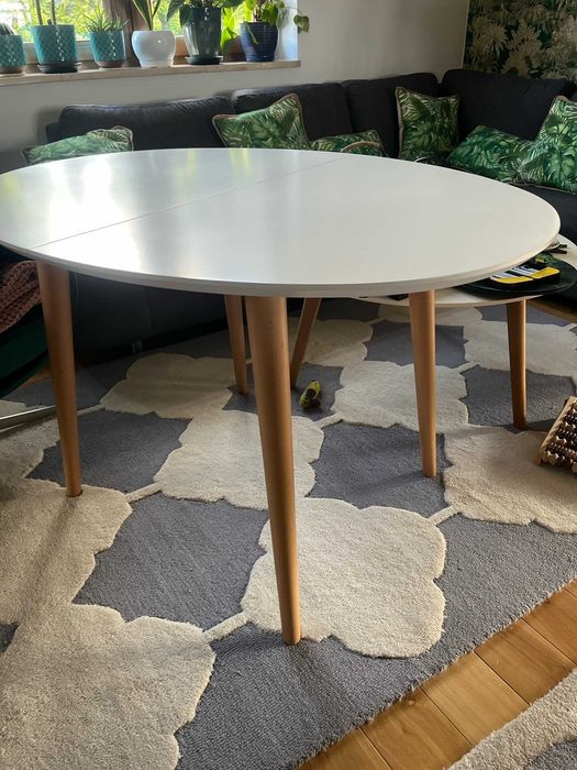 Stół okrągły rozkładany