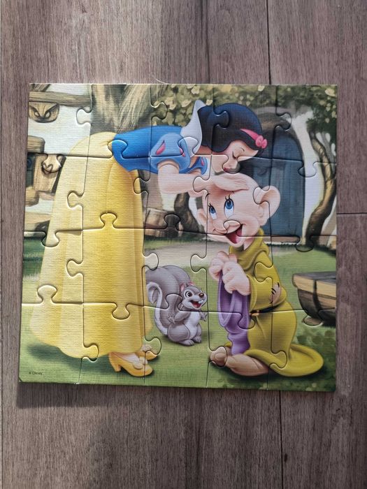 Puzzle Disney, Królewna Śnieżka, 3w1, 4+, Trefl