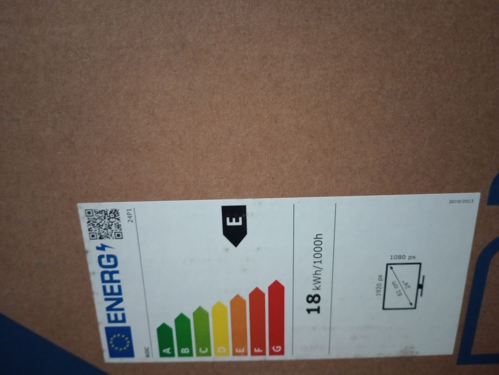 AOC 24P1 24 Cale, Monitor FHD, Czarny