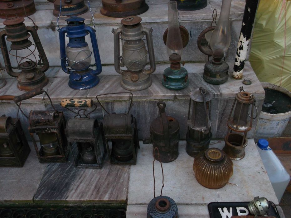 przedwojenne lampy naftowe