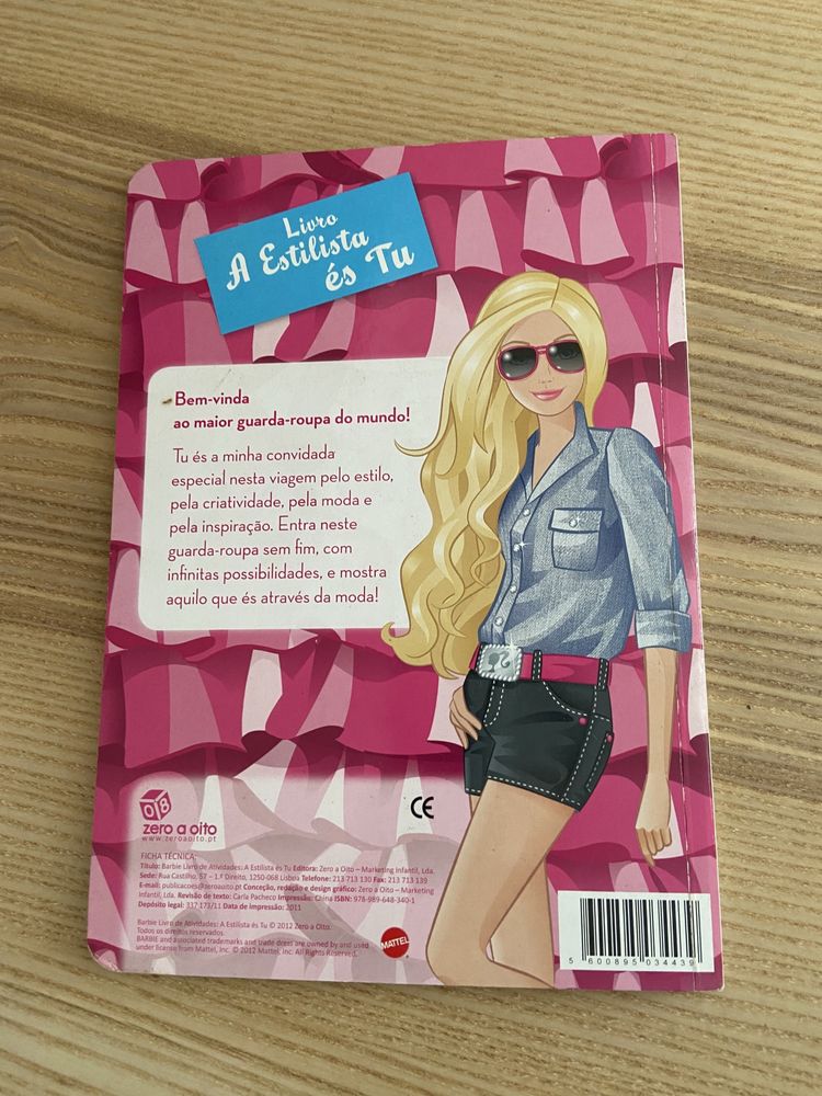 Livro Barbie - “A Estilista és Tu”