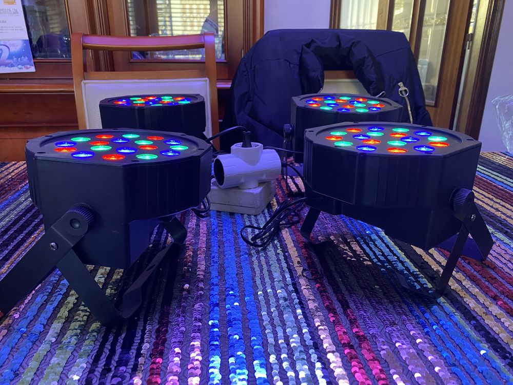 Projetor dmx 18 leds