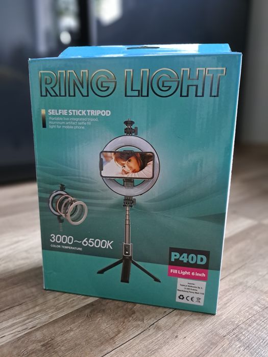 Statyw wysięgnik selfie tripod P40D czarny