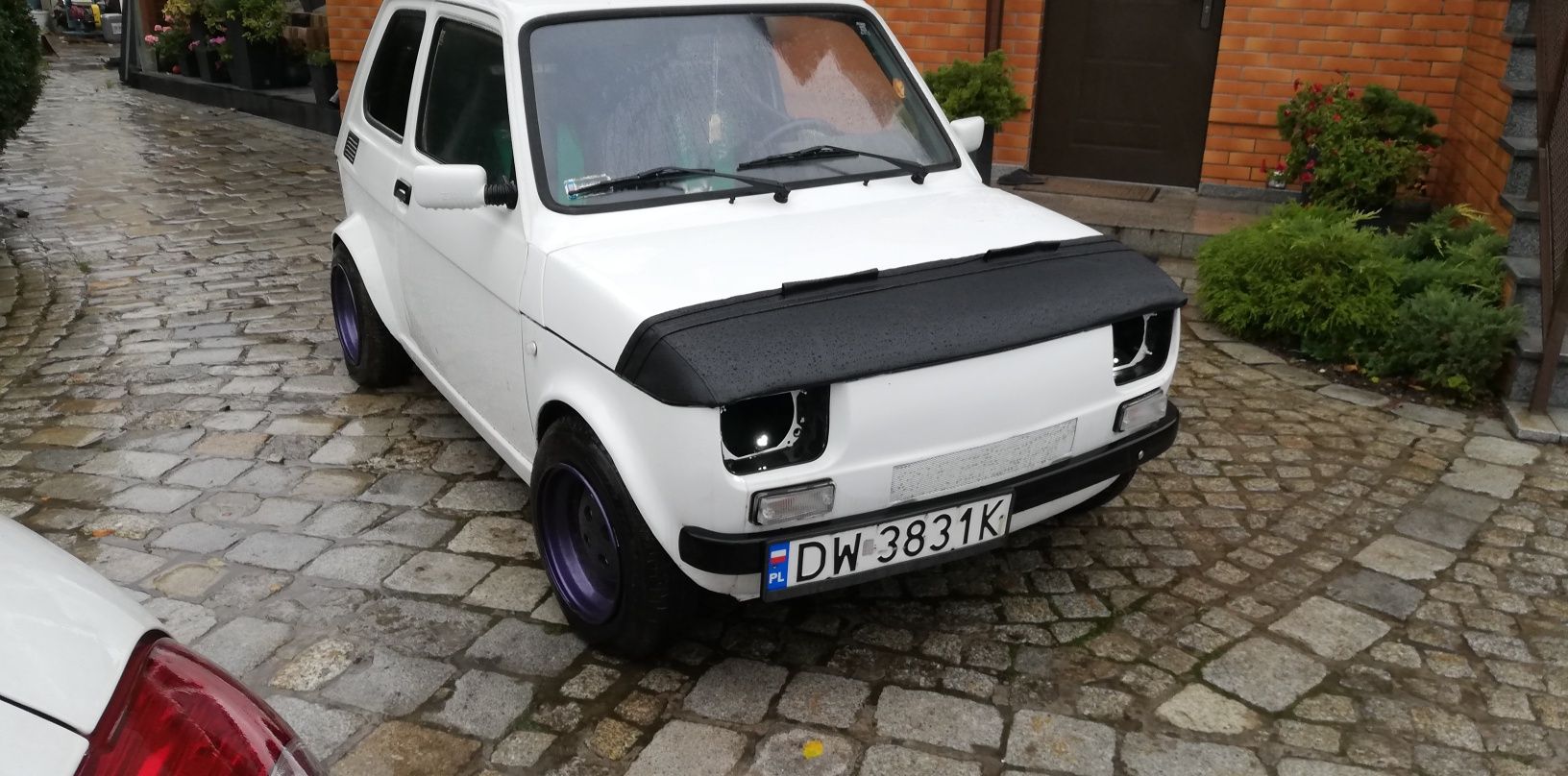 Fiat 126p bra osłona skóra maski przedniej tuning nowa