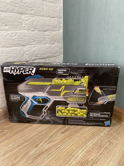Nerf Hyper Rush 40 Нерф райвал хупер ширки сейдж бластер