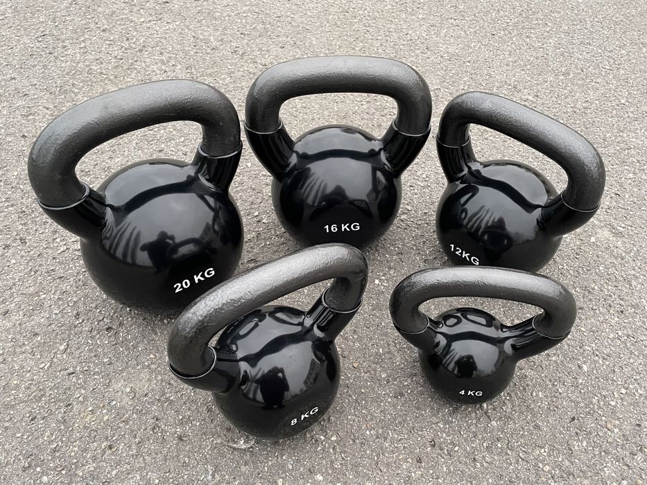 Гантеля 25 кг гексагональна в гумі