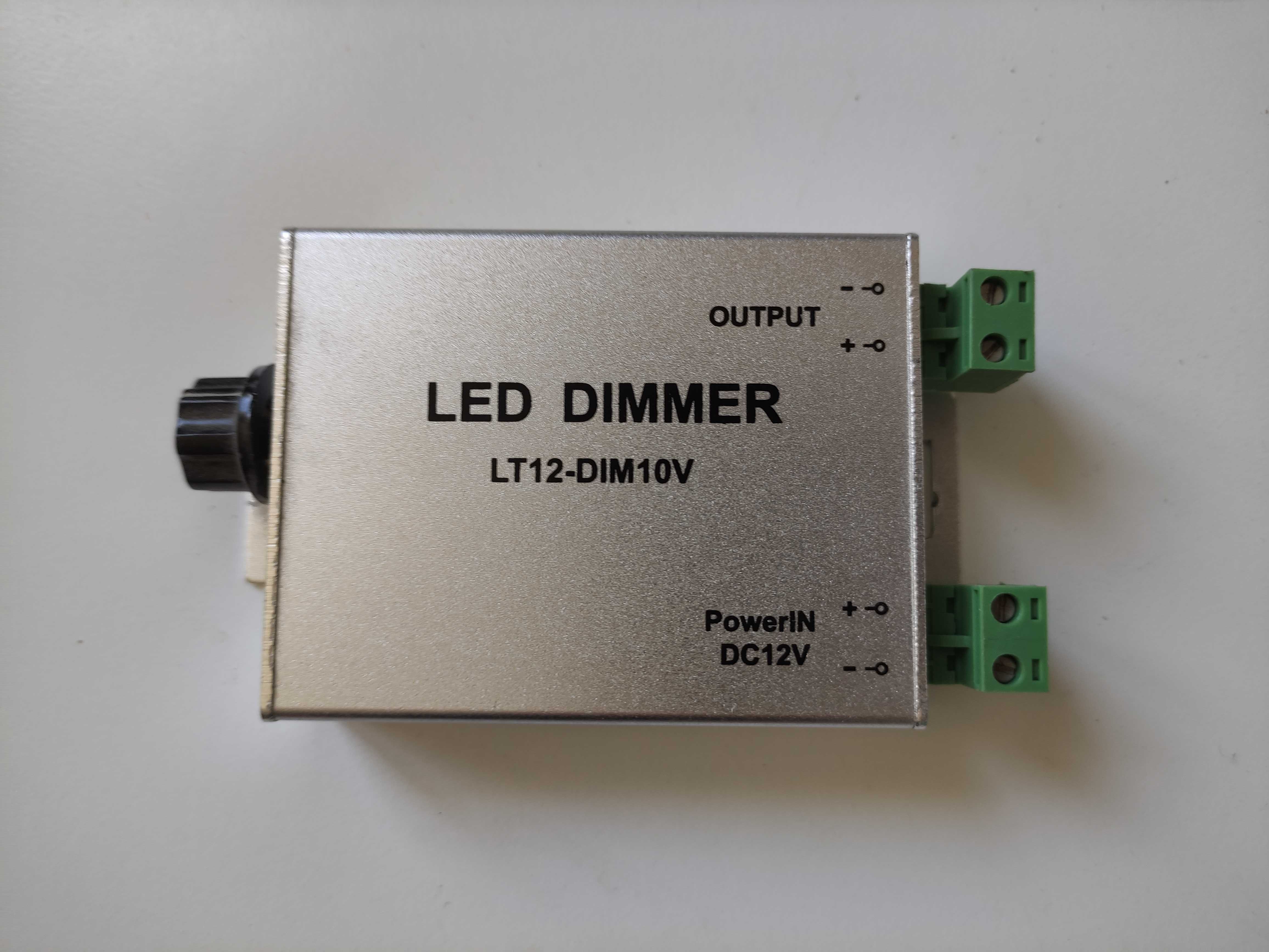 Dimmer ściemniacz LED LiteGear LT12-DIM10v aluminium pokrętło