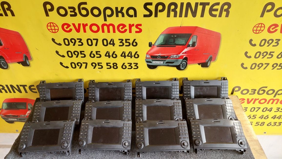 Мультимедия 2din рестайлинг Mercedes Sprinter w906 2006 2018 оригинал