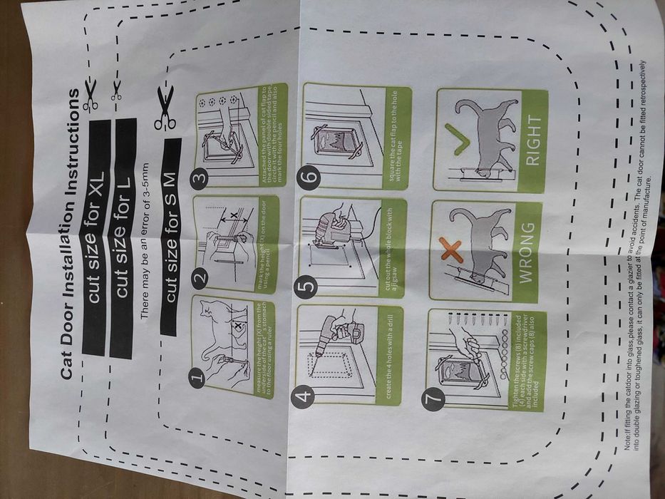 Drzwiczki dla kota manualne