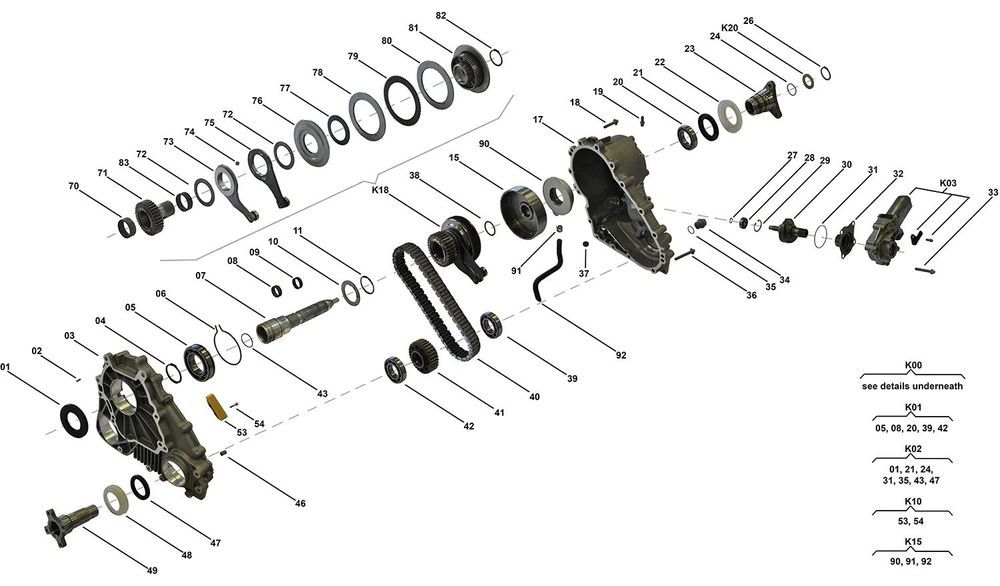 Nowe Oryginalne Części Skrzynia Rozdzielcza VTG Reduktor ATC400 BMW X3 E83 xDrive