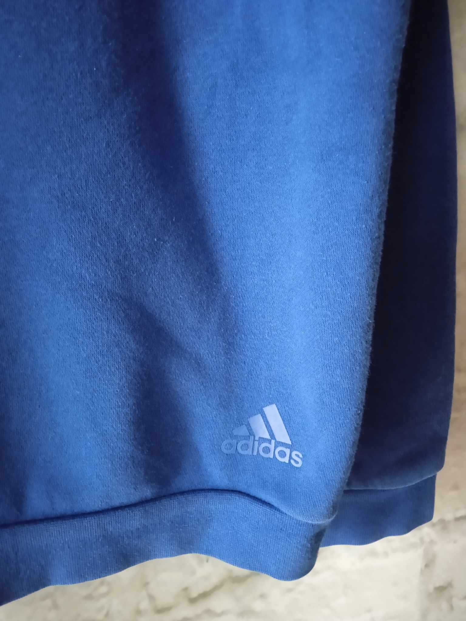 Niebieska bluza Adidas 9-10 lat 140cm