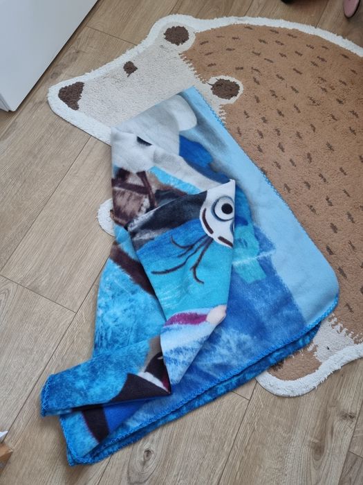 15. Kocyk BrandMac 130 x 170cm wielokolorowy Kraina Lodu dziecięcy