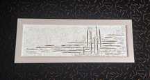 Obraz strukturalny 3D duży-abstrakcja-4 motywy 130x50 cm-rama lakier