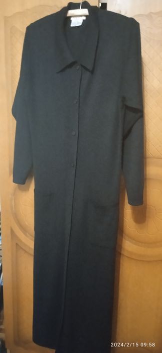 Кардиган длинный 50% шерсти