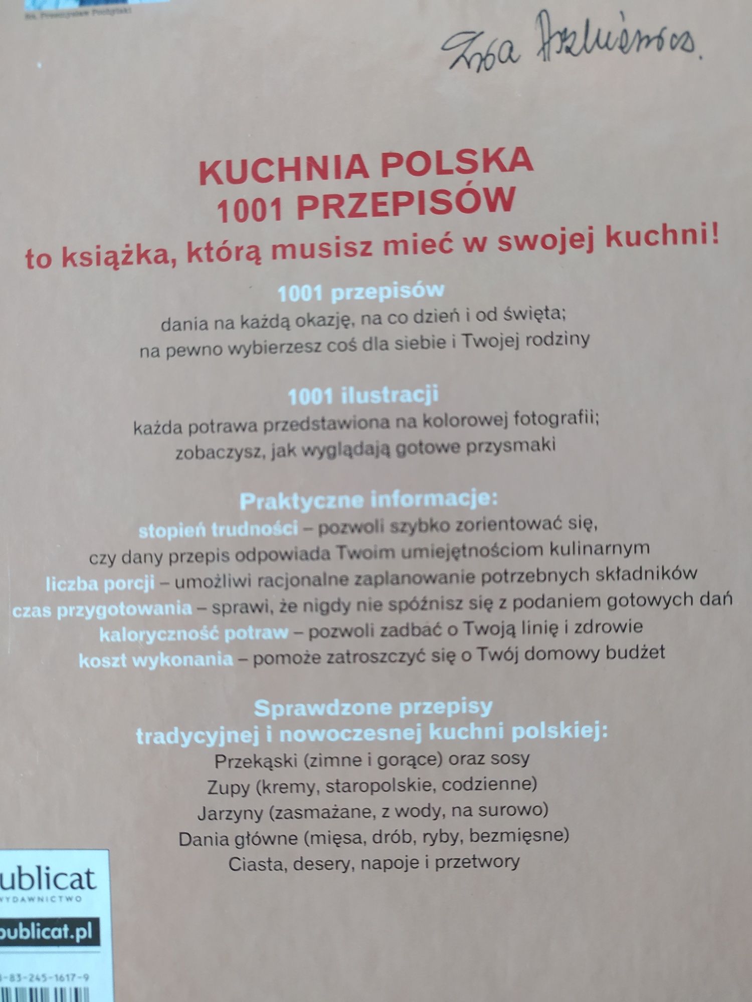 Książka kucharska, kuchnia polska