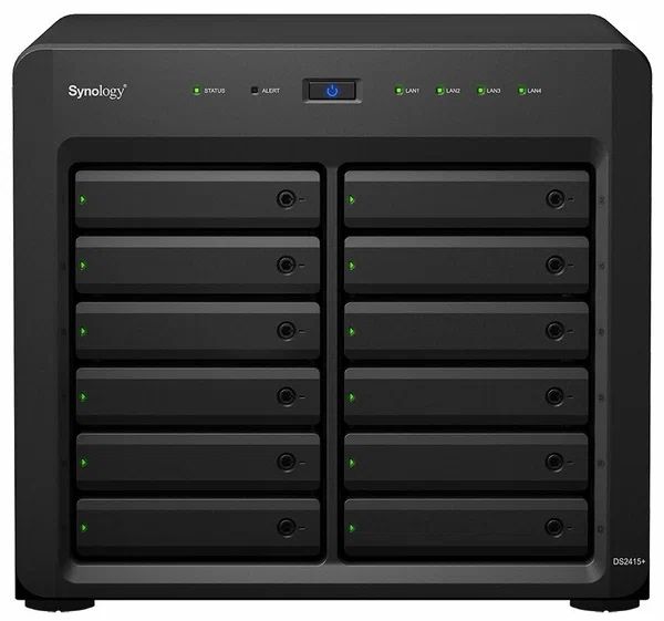 NAS Сервер Synology Disk station DS2515+ на 12 дисків