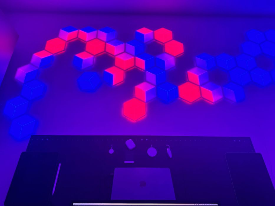 3 zestawy Panel świetlny GOVEE H6066 Glide Hexa Pro Wi-Fi + Bluetooth