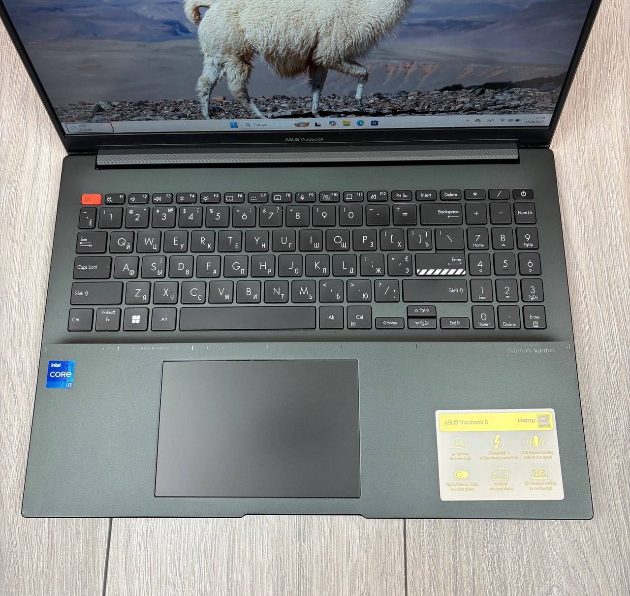 16ʼʼ Asus Vivobook S 16X S5602ZA/ i7-12700H/ SSD-512gb/ RAM-16gb