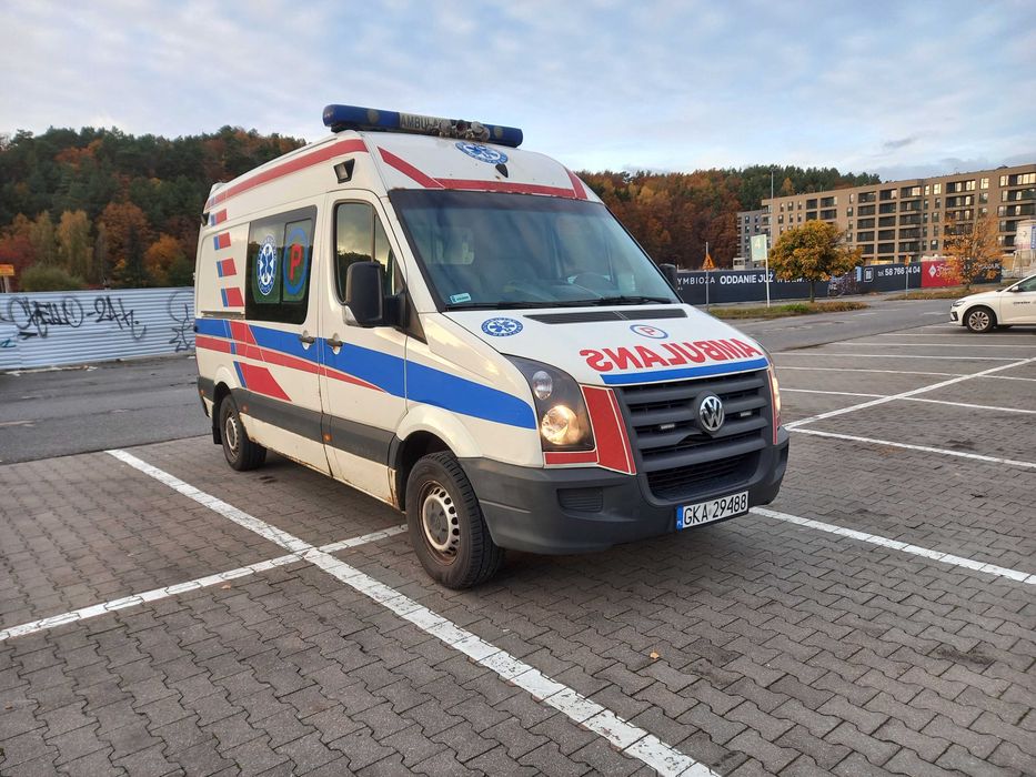 Vw Crafter Karetka Ambulans Sprawna zabudowa Wietmarscher Homologacja