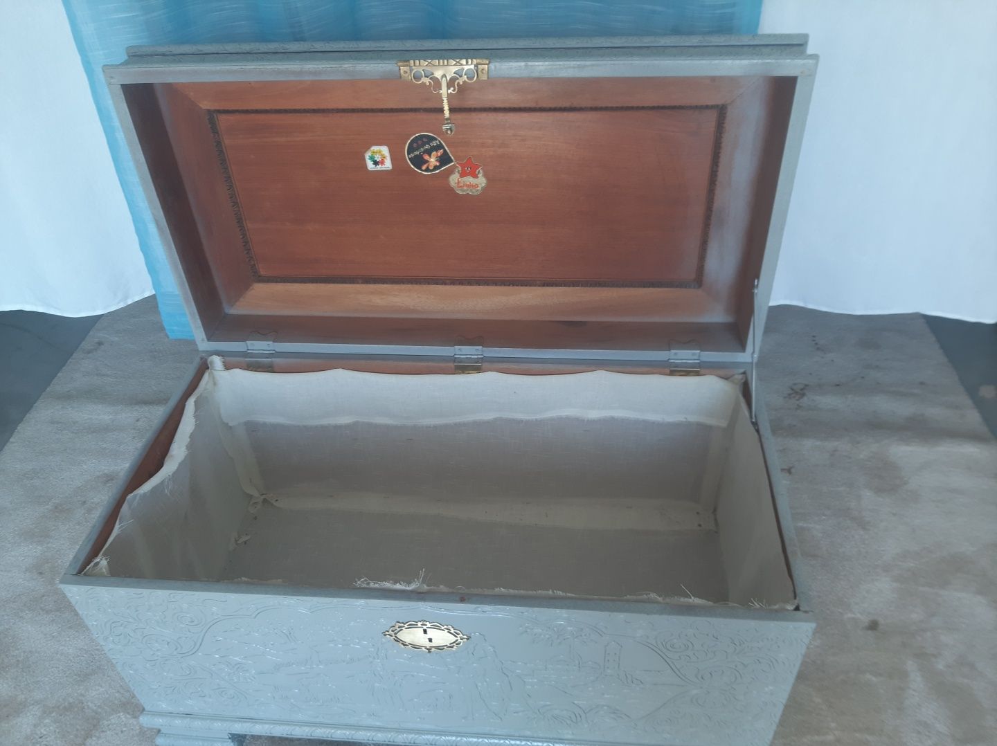 Mala ,bau cor cinza