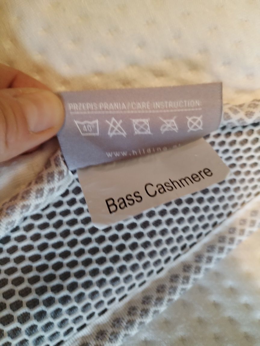 Materac nawierzchniowy WYPRANY, 160x200, Hilding Bass Cashmere, 7cm