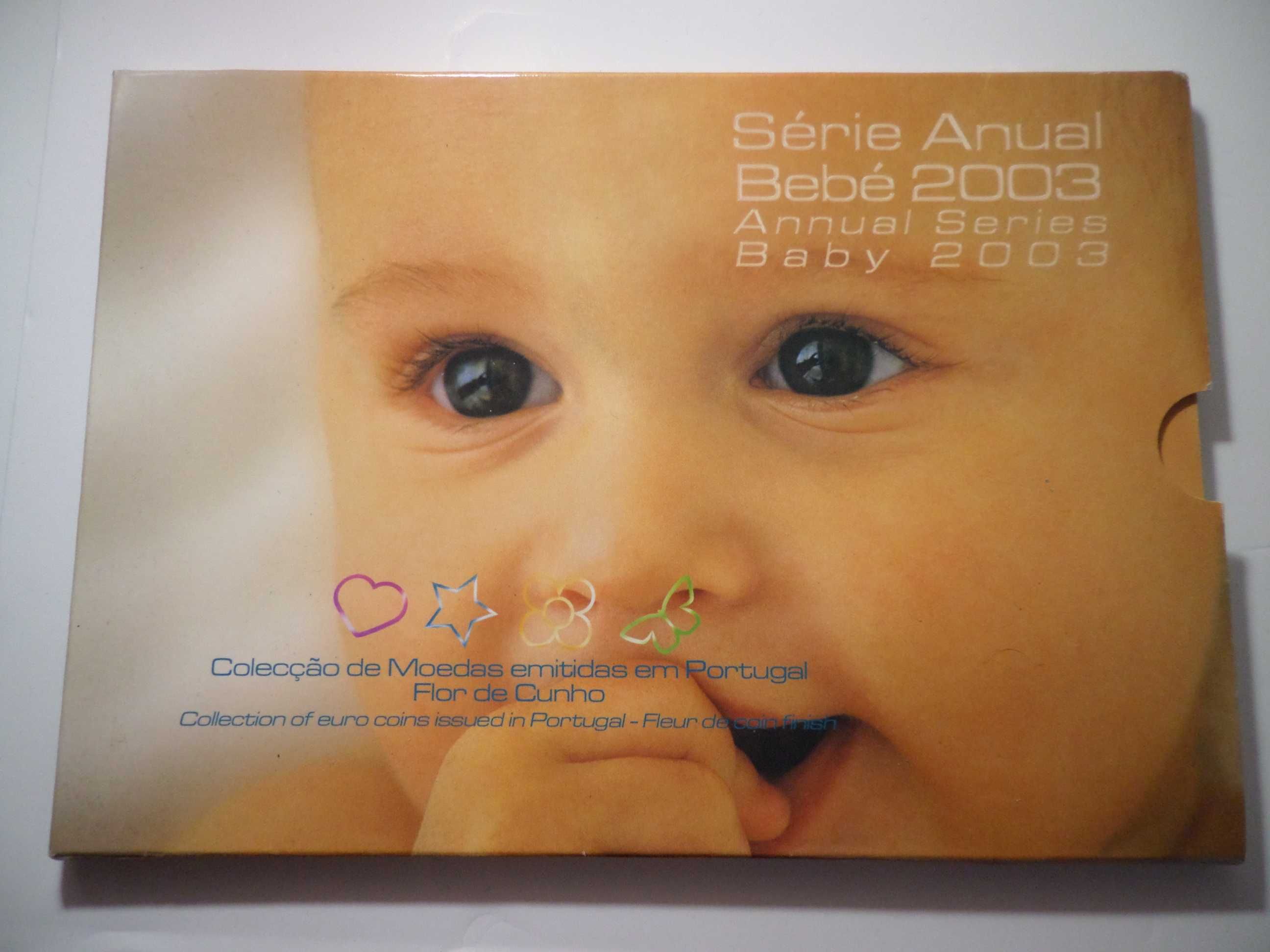 Carteira moedas 2003 , Série Bebe  FDC